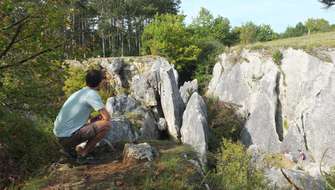 Wandelen langs de Fondry des Chiens.