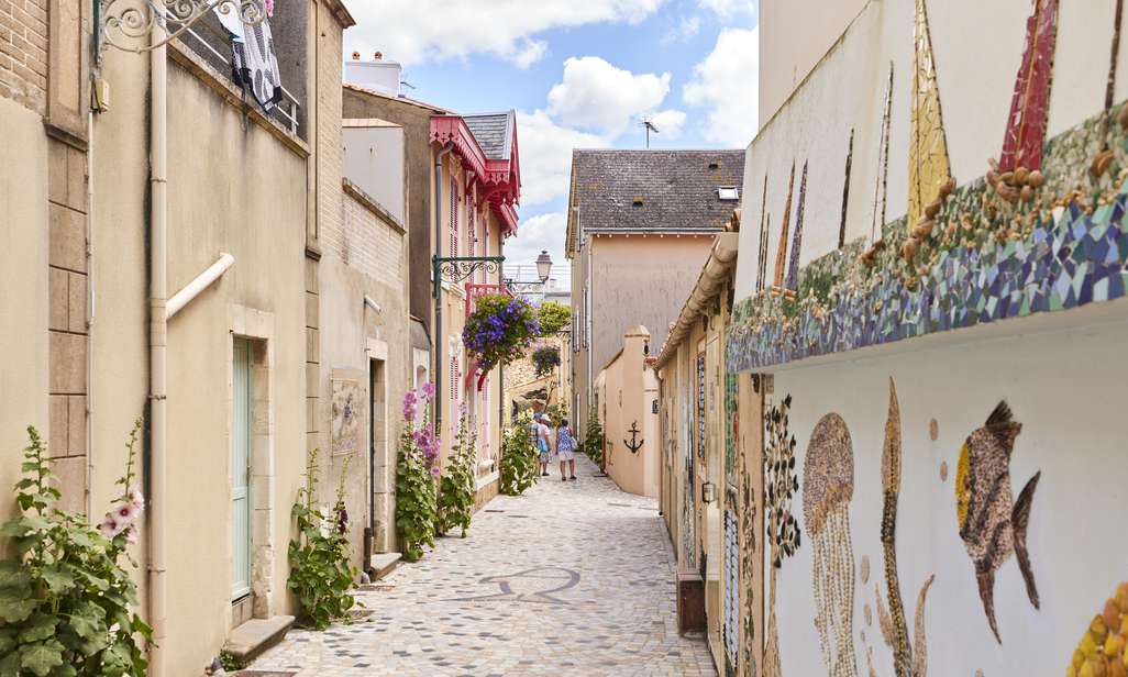 Steegje in de Vendée
