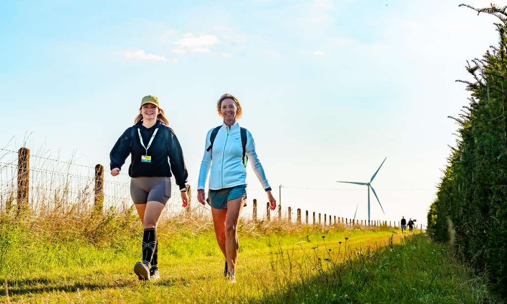 Wandelen op de Taalgrenstrail van Flanders Trails.