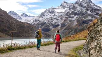 Wandelen rond de Silvretta in Montafon, Oostenrijk.
