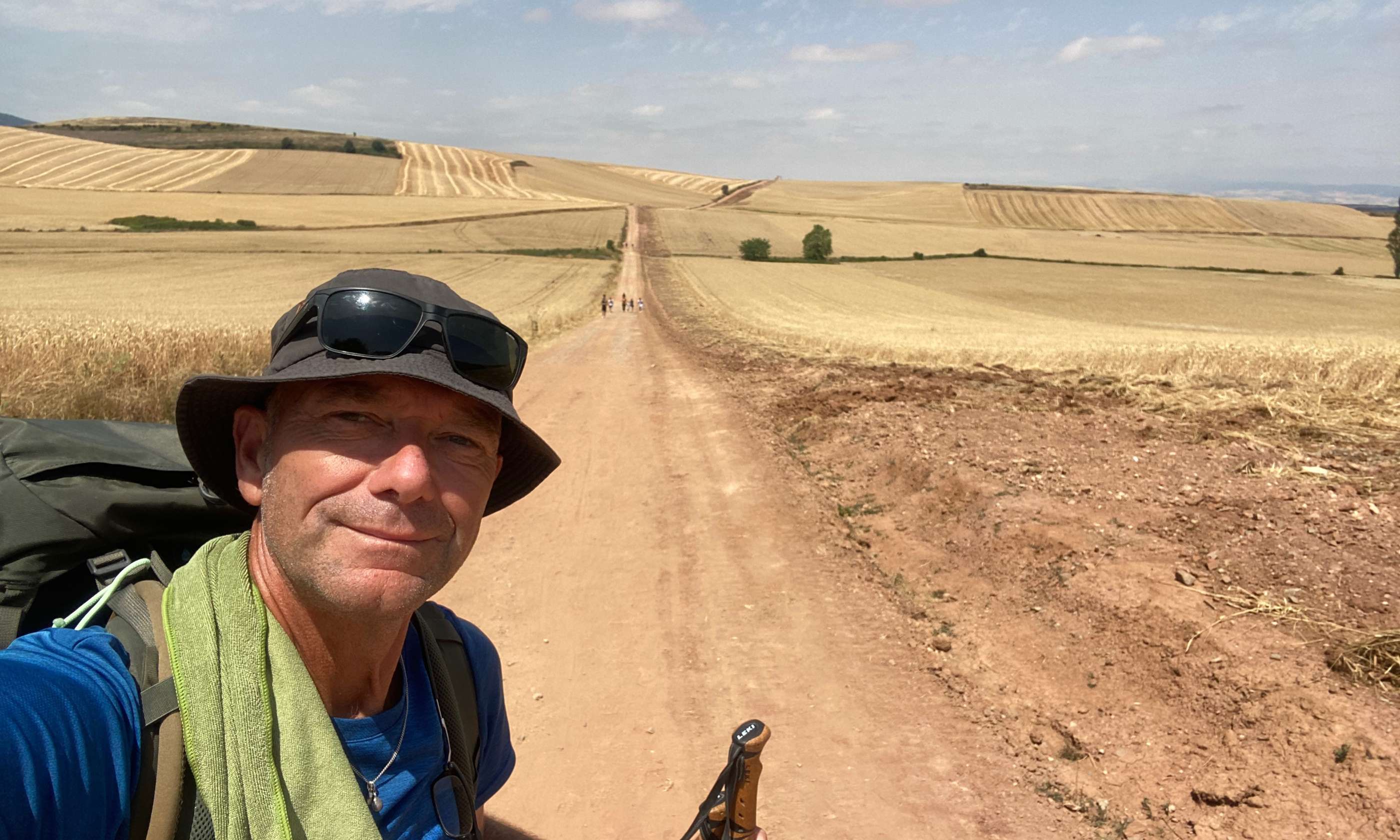 Wandelen naar Santiago de Compostela.