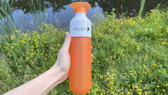 Drinkfles met logo Wandelsport Vlaanderen vzw