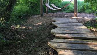 Wandelen op het stiltepad in Westouter.