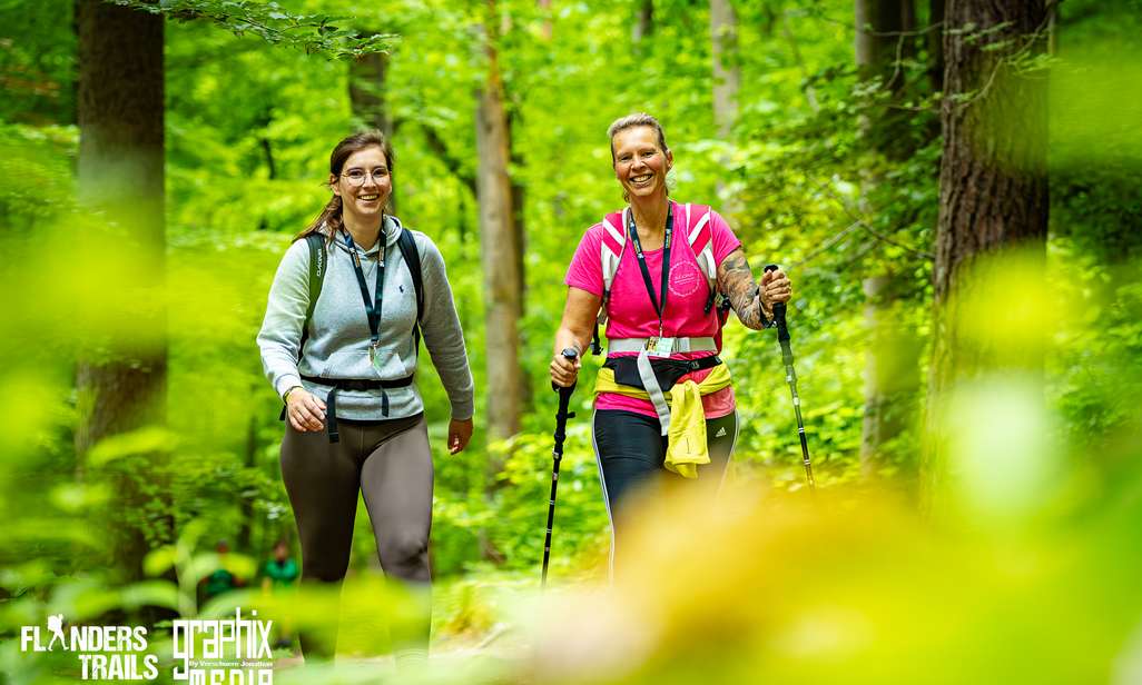 Wandelen op de Houtlandtrail van Flanders Trails.