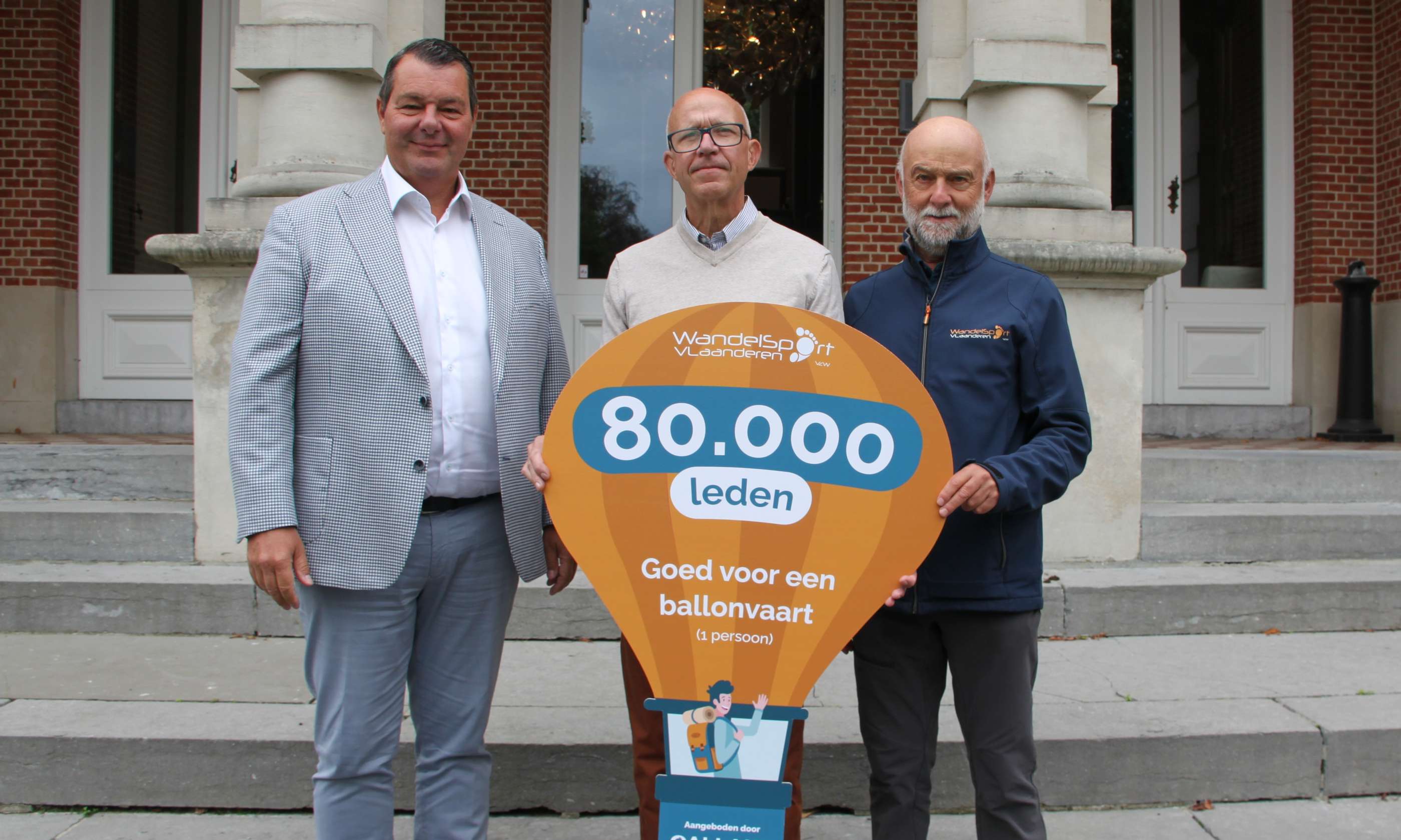 Wandelsport Vlaanderen vzw bereikt ruim 80.000 leden.