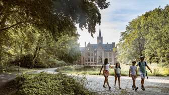 Domein Ryckevelde in het Brugse Ommeland, West-Vlaanderen.