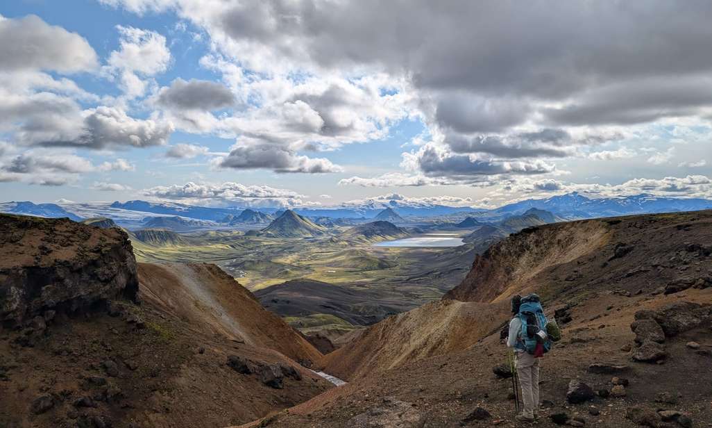 Wandelen op de Laugavegaur Trail in Ijsland.
