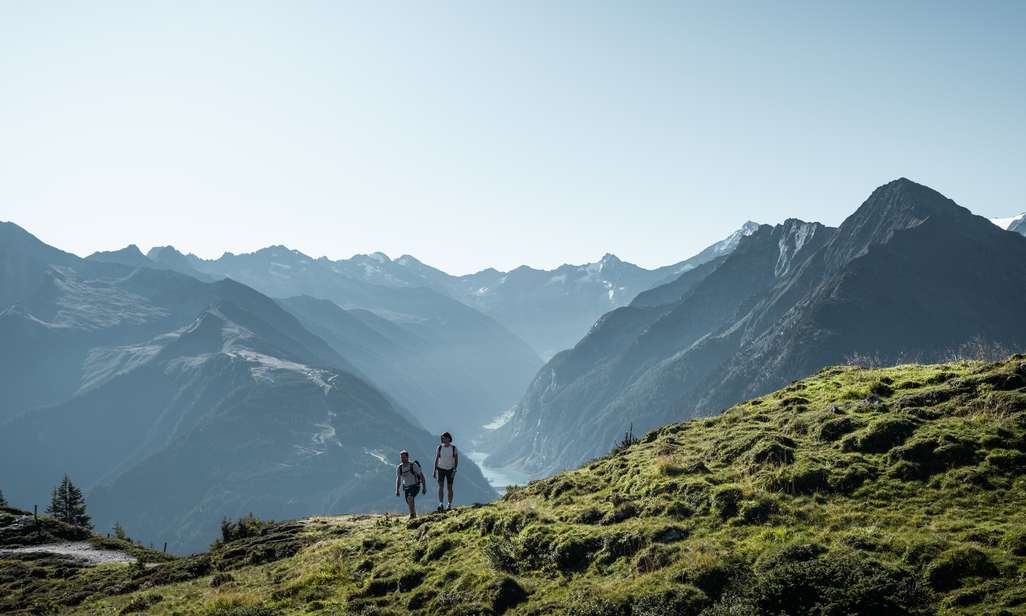 Wandelen in het Zillertal, Oostenrijk.