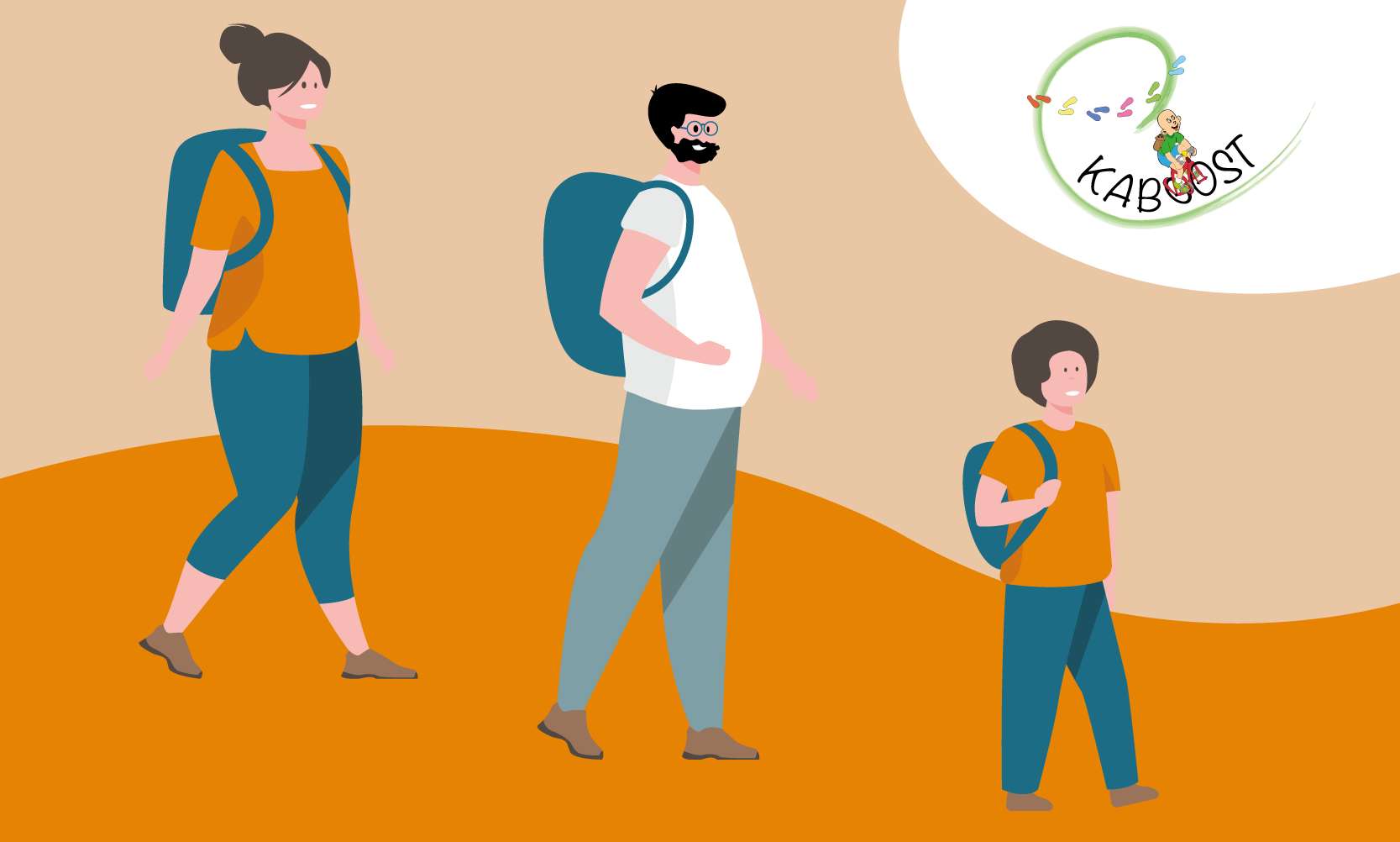 Wandelen tijdens Walk for Kaboost.