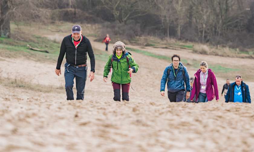 Wandelen op de Peerdevisschers Walk.