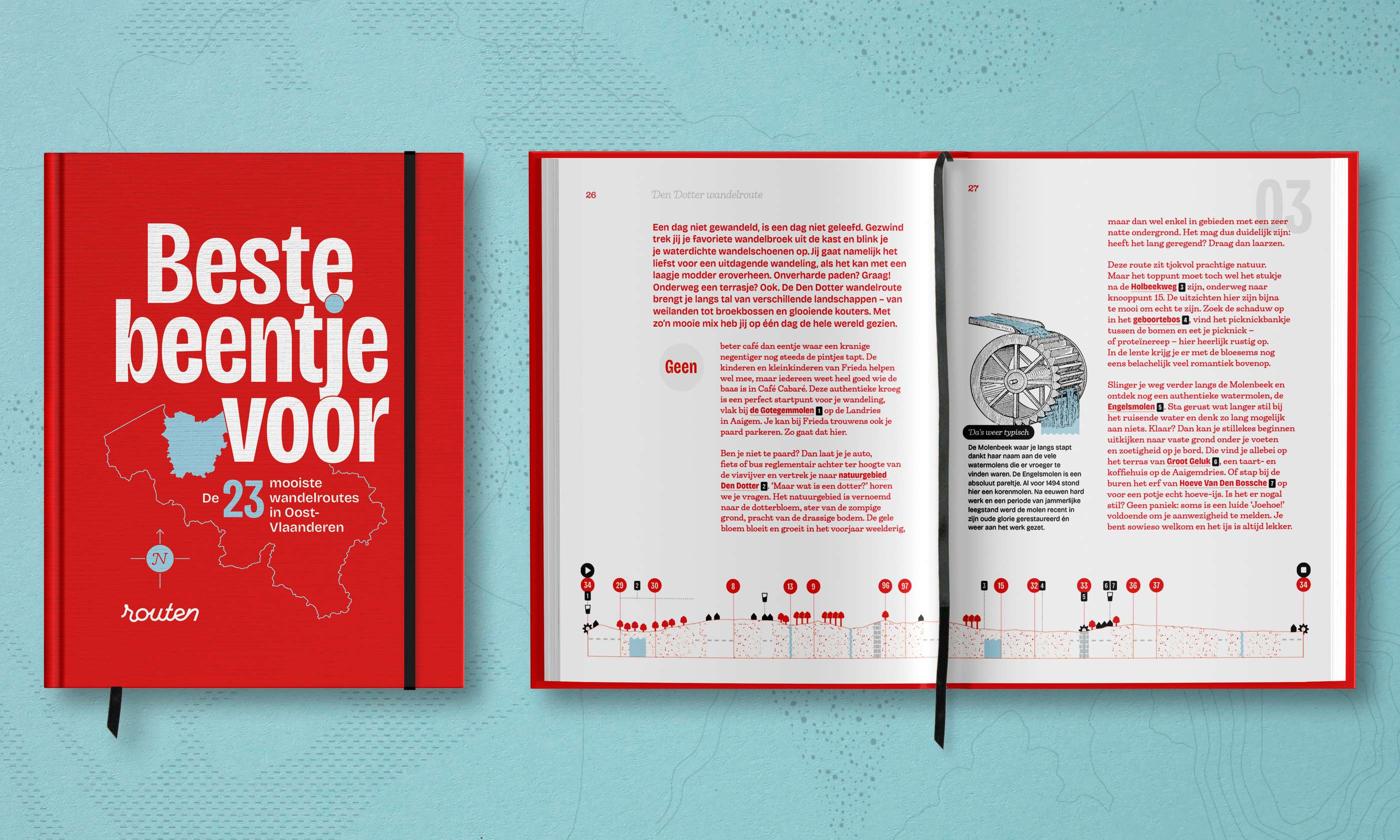 Wandelgids 'Beste beentje voor' van routen.be