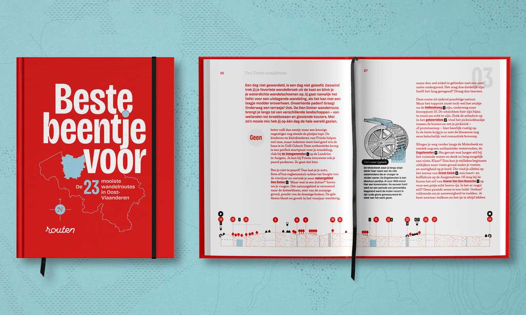 Wandelgids 'Beste beentje voor' van routen.be