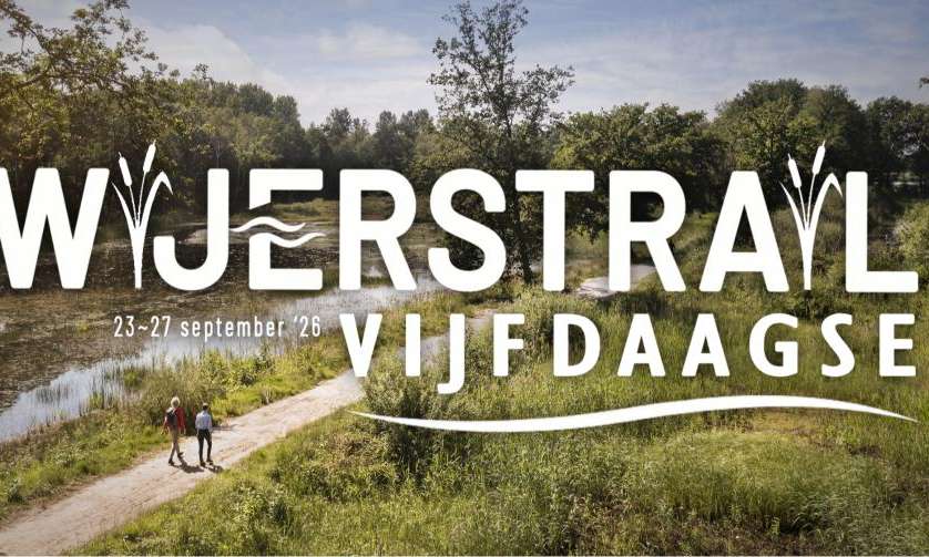 Wandelen op de Wijerstrail Vijfdaagse in De Wijers.