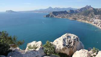 Wandelen in Calpe aan de Costa Blanca.