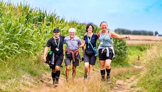 Wandelen op de Taalgrenstrail 2024.
