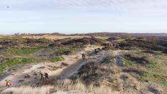 Wandelen op een trailwalk.