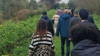 Wandelen bij Komatsu.